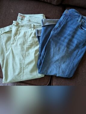 Kut from the Kloth Mint Green Jeans - Casual High-Rise Style